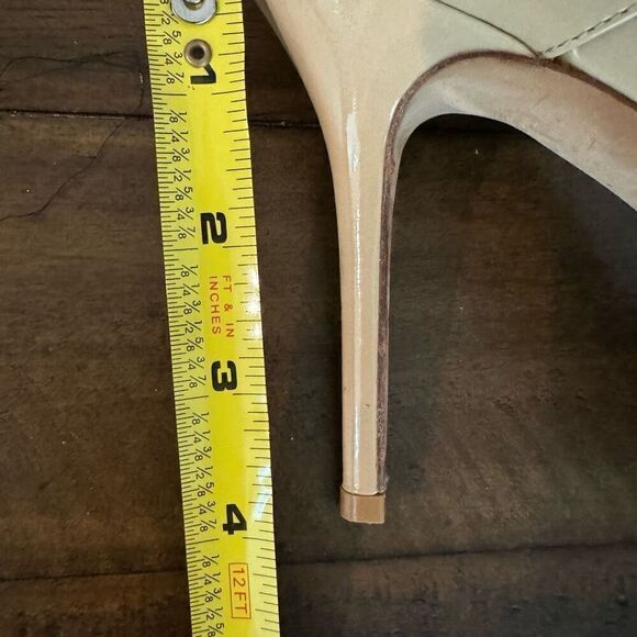 JIMMY CHOO platform pumps patent leather in Neutral/beige sz 9.5US/39.5EU ALANA - Picture 5 of 6